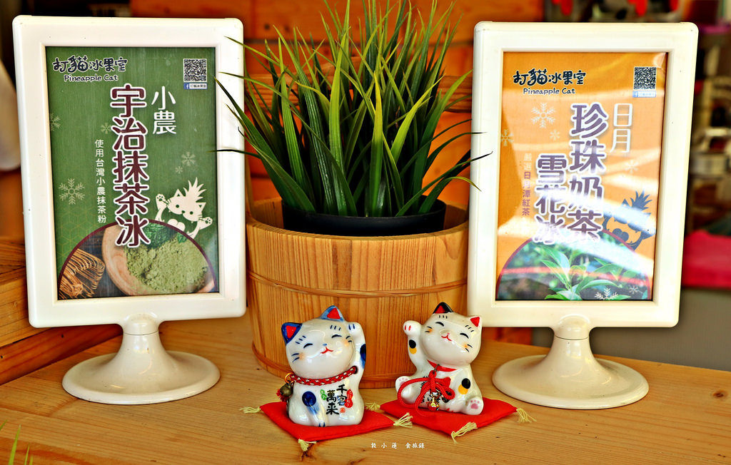 打貓冰果室‧超大塊芒果 拌入甜蜜雪花冰 沁涼仙人掌冰也挺特別 衝擊你的視覺 - 第9張圖 IMG_5345
