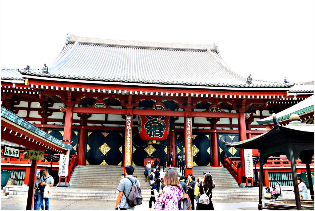 【日本‧淺草】東京五天四夜半自助旅行‧七十年老店花月堂 必吃跟臉一樣大的大菠蘿 - 第4張圖 IMG_3237