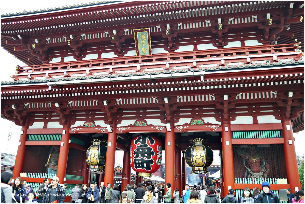 【日本‧淺草】東京四天三夜自助旅行‧淺草寺瞎瞎逛,下回一定要入廟拜拜 - 第6張圖 P1270644