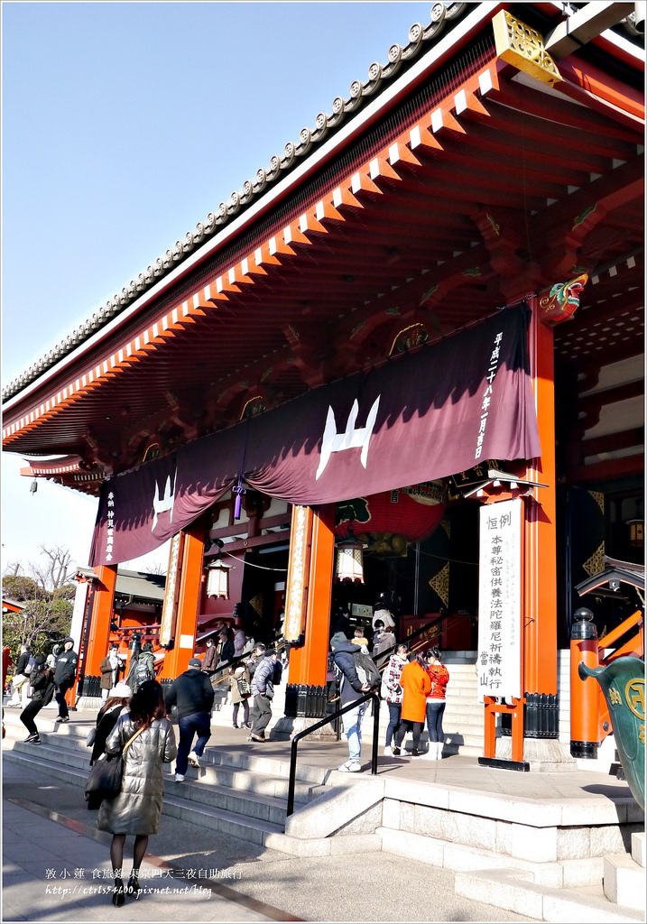 【日本‧淺草】東京四天三夜自助旅行‧淺草寺裡的小驚喜,無人知曉的被官稻荷神社 - 第16張圖 P1270376