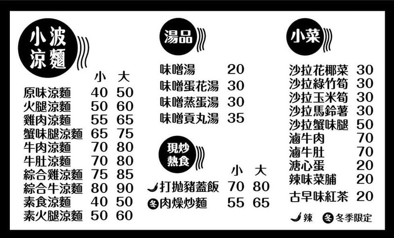 小波涼麵‧Q彈有勁的麵體越吃越涮嘴,味噌蛋花湯不能錯過 - 第6張圖 1