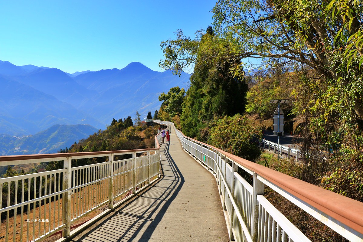 清境高空觀景步道‧一覽無遺中央山脈、合歡山系、奇萊群、能高山系
