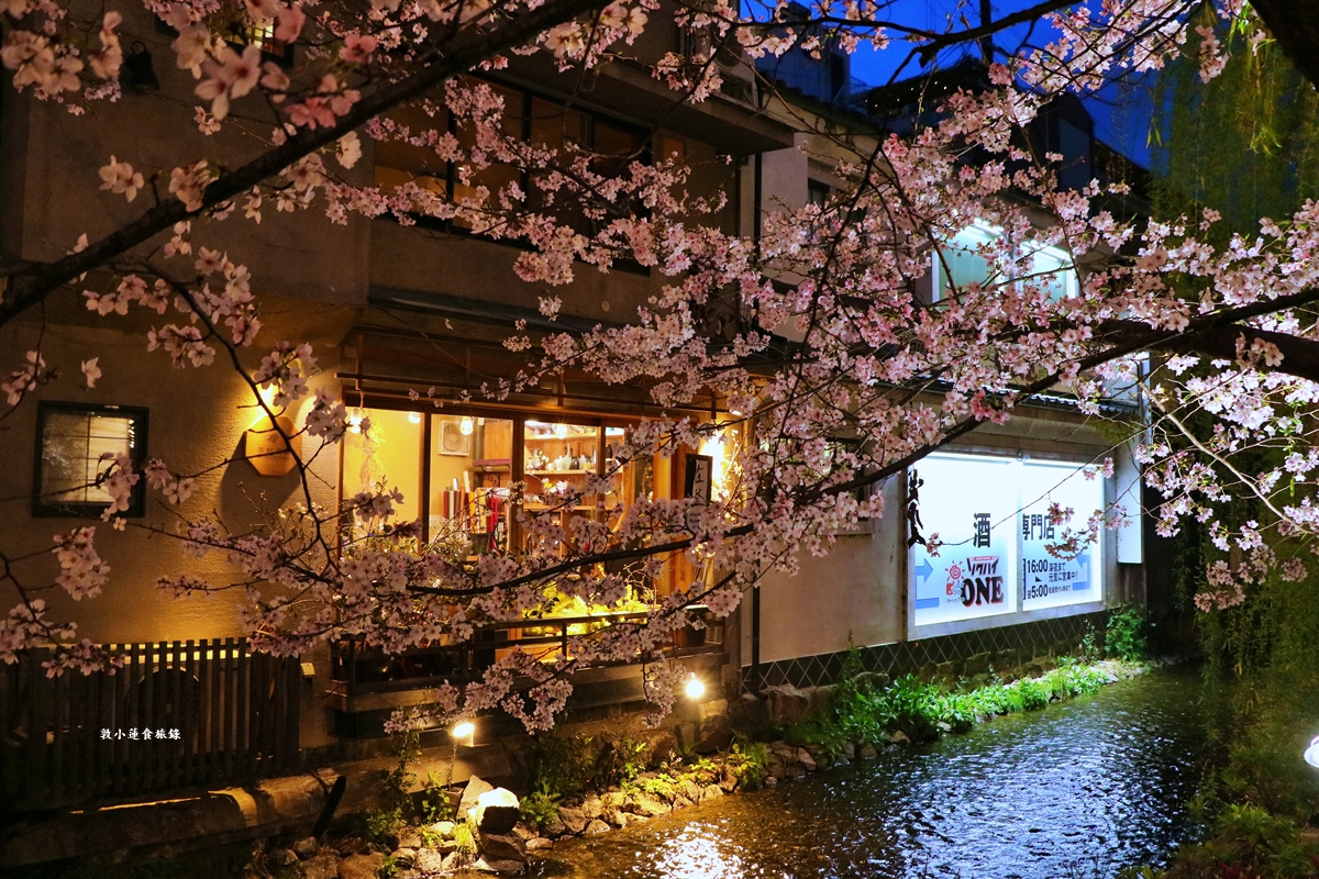 【日本京都】祇園白川櫻花‧京都浪漫賞櫻川道，如夢如幻的白川櫻，期間限定夜櫻點燈