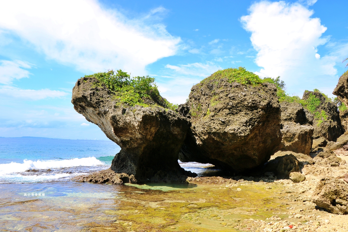 小琉球最美的五大海景‧小琉球二龍宮、紅番石、美人洞 烏龜岩、厚石裙礁、蛤板灣 小琉球威尼斯沙灘，碧海藍天療癒景色必拍聖地!!